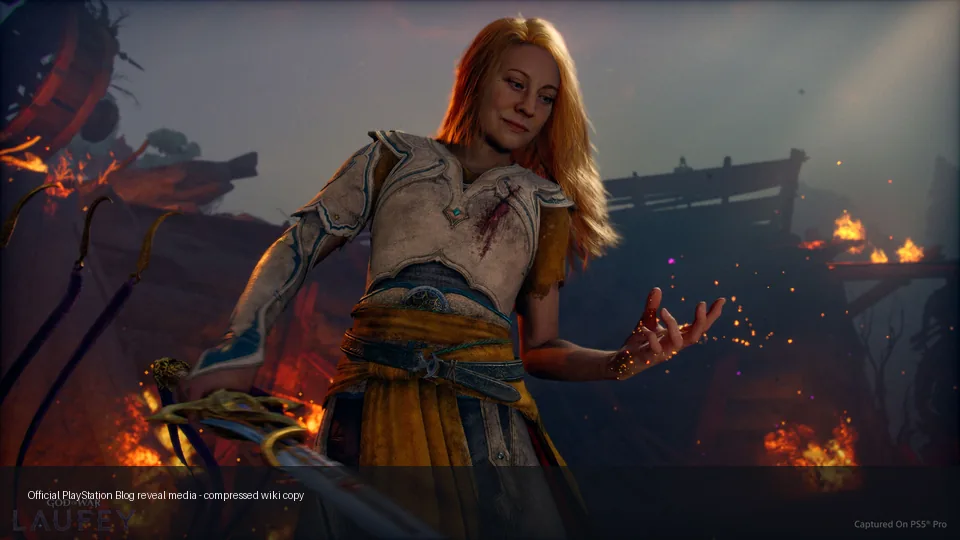 Official God of War Laufey reveal artwork processed for a wiki media module